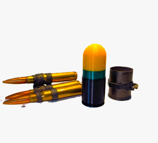 The HIGH EXPLOSIVE 40 mm grenade Vibrator